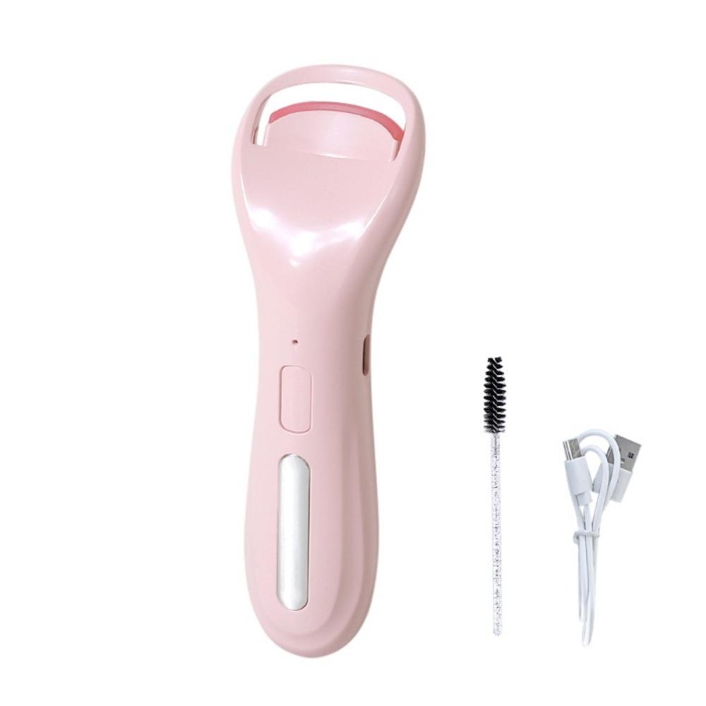 Lasting Curling Electric Eyelash Curler with 3 Temperature Fast Heating Heated Eye Lash Curlers Safe Control Comfortable Grip