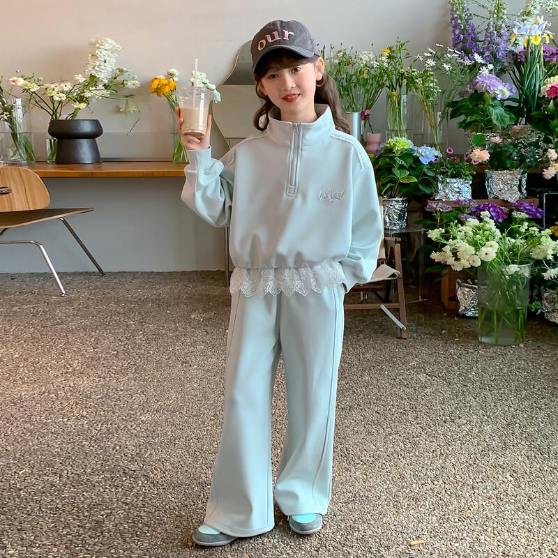 Girls' Stylish Casual Two-Piece Set