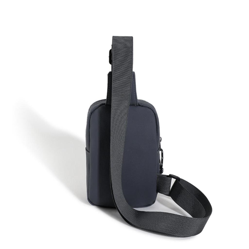 Modna męska torba na ramię Casualowa podróżna outdoorowa nylonowa torba crossbody na klatkę piersiową Wielofunkcyjny organizer na telefon komórkowy Streetowa męska saszetka