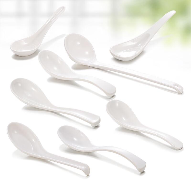

Melamine Long-Handle Soup Spoons