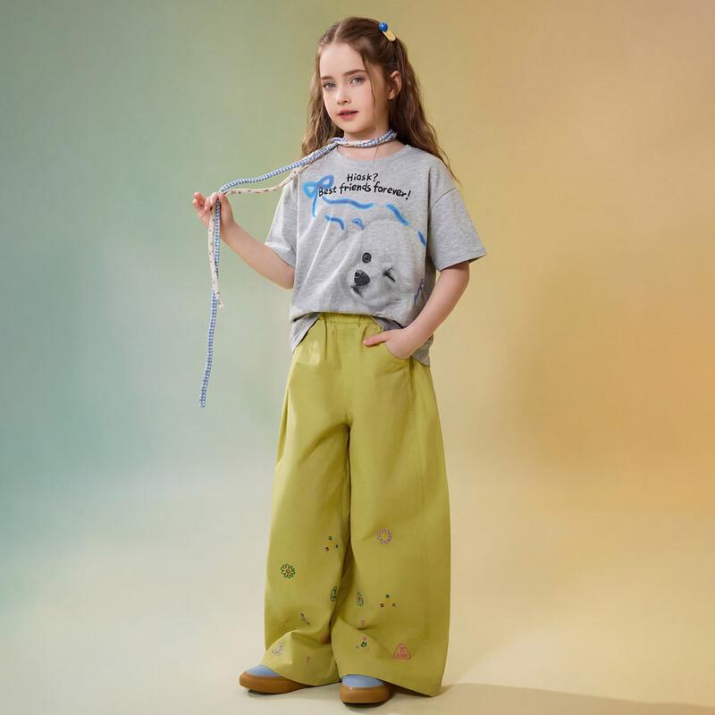 ASK JUNIOR Kids' 2026 Summer Breathable Short Sleeve T-Shirt