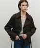 Make A Toast Belted Half Trench Coat Brown Mbefby002Br