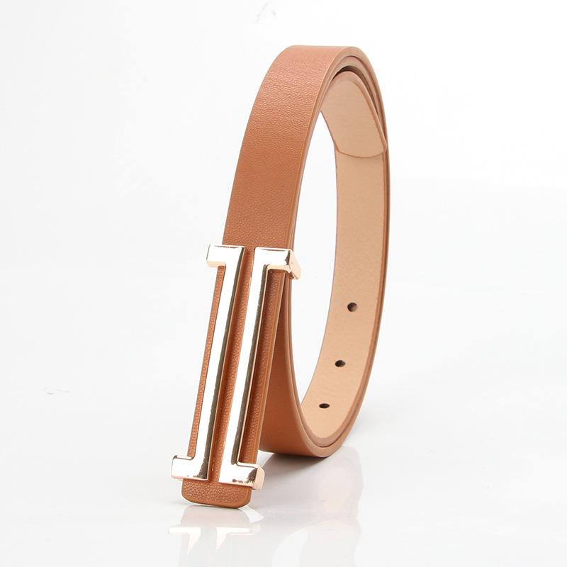 Fashionable Women's Belt Belt Versatile Simple Korean Style Decorative Belt Women's Dress Coat with Belt