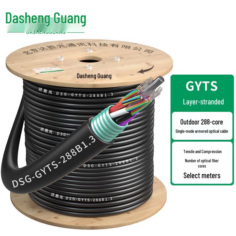 Dasheng Light Outdoor 288-Core G.652D Single-Mode Fiber Optic Cable
