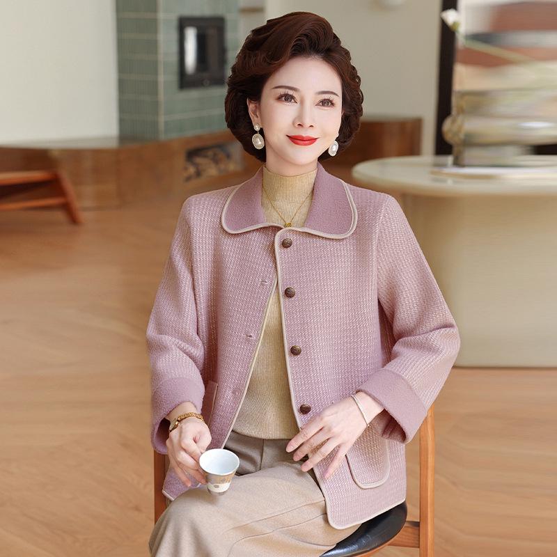 Mom's 2025 Autumn Fashion Knitted Cardigan for Mid-Aged & Elderly Women