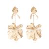 Metal Leaf Flower Geometric Earrings Women's Popular Exaggerated Dangle Earrings Banquet Zircon Accessories DigadaguZAA