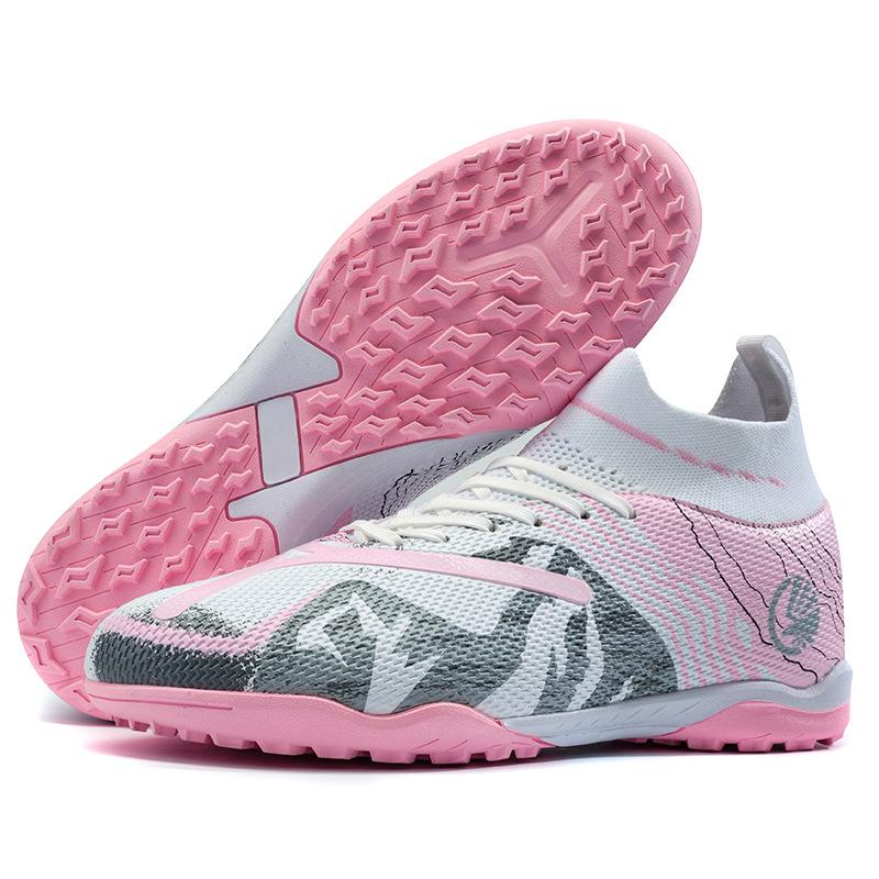 New Football Shoes Female Students Long Nails High Broken Nails Grass Training Sports Shoes Youth