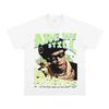 Herren Hip-Hop Kurzarm Streetwear Porträt Retro High-Street Locker Schwer reine Baumwolle Digitaler Direktdruck T-Shirt