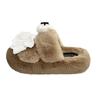 2025 New Cute Cartoon Fluffy Slippers Women's Autumn and Winter Home Indoor Non-slip Thick Bottom Student Dormitory Cotton Mop