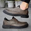 Luxury Men's Genuine Leather Shoes Fashion Men's Casual Shoes Outdoor Oxford Shoe Thick Soled Non Slip Men's Driving Shoes