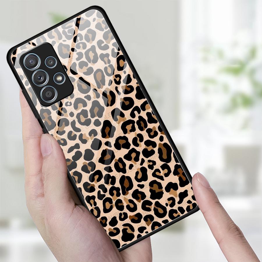 Leopard Print Phone Cover Case for Samsung Galaxy A14 A30 A56 A35 A25 A15 A50 A21 A06 A13 A20 A16 A02 A73 A34 A36 A71 A51 A52