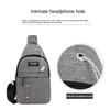 Men's Breast Bag Oblique Span Bag, Travel Small Backpack Oblique Backpack Men's Bag Sports Korean Version Breast Bag