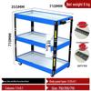Three-Tier Heavy-Duty Tool Cart for Auto Repair, Workshop, Home Storage