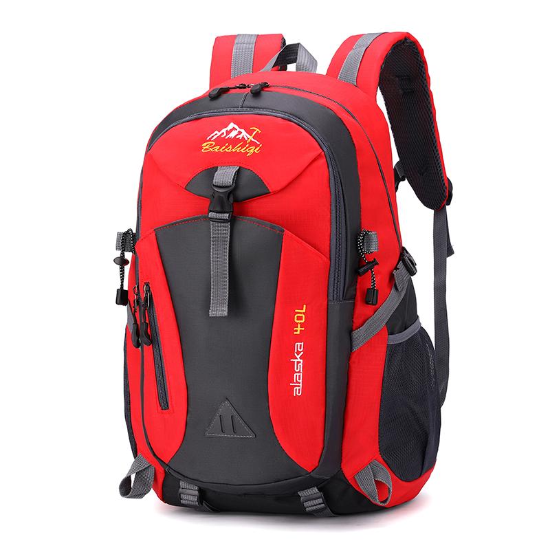 Men Backpack Nylon Waterproof Men Casual Outdoor Travel Backpack Hiking Camping Mountaineering Backpack Sports Bag Women