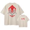 Anime Attack On Titan Acid T Shirts Casual Vintage Washed Shingeki No Kyojin Tee Short Sleeve Manga Gothic Tops Summer