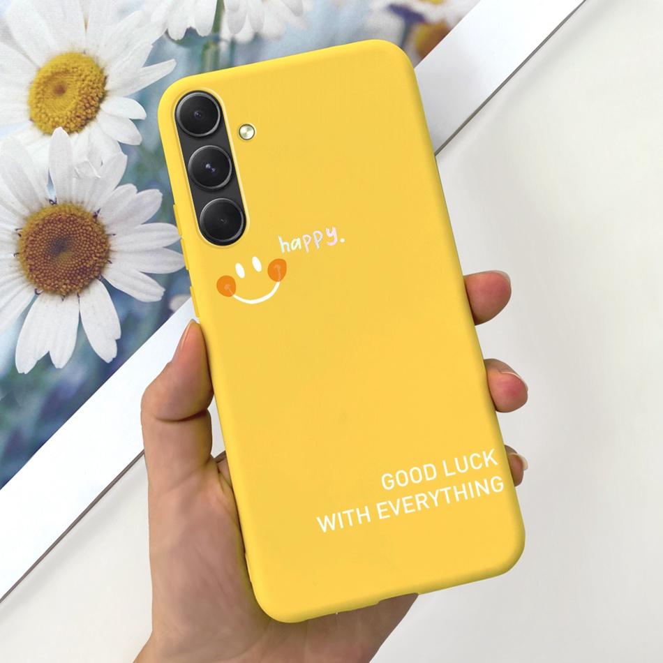 For Samsung Galaxy A55 Phone Case Samsung A55 5G SM-A556B Fashion Moon Pattern Soft Silicon Back Cover