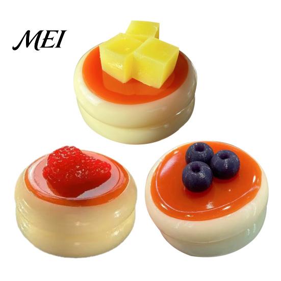 Soft Fruit Souffle Toys Squeeze Toy for Stress Relief, Slow Rising Fake Dessert Sensory Relaxing Toy, Simulated Food Pinch Fidget Kids Adults