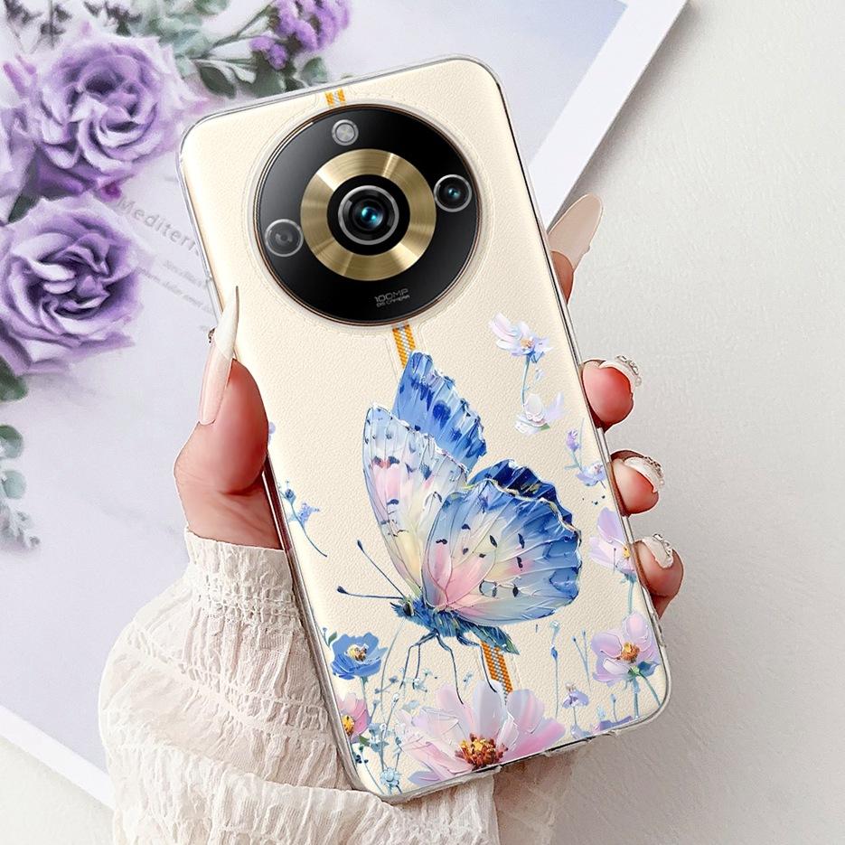 For Realme 11 Pro Case RMX3771 New Luxury Painted Cover Soft Slim Phone Case For Realme 11 Pro Plus Realme11 Pro+ RMX3740 Fundas
