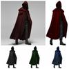 Retro Knight Pirate Prince Cloak Jackets Gothic Long Robes Halloween Hooded Cloak  Ghost Festiva