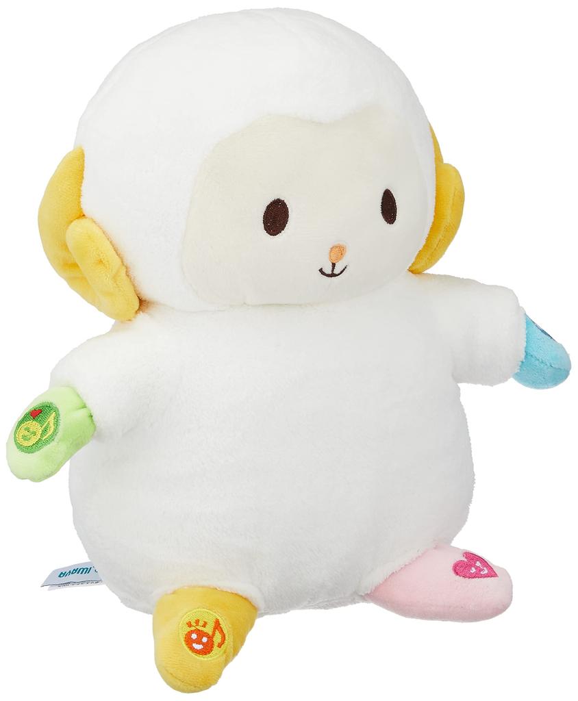 Iwaya Brain-Developing Hug Merry (Mozart Selection) ST Mark Certified, for ages 0 and up, plush toy with music, washable cover