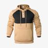 25 Men's Wholesale Spot European and American Spring and Autumn Light Ripe Casual Loose Hooded Button Jacket Men's Sweater