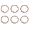 2/5/10Pcs Alloy Spray Painted Open Ring Spring Buckle Clasps For Key Bag Accessories