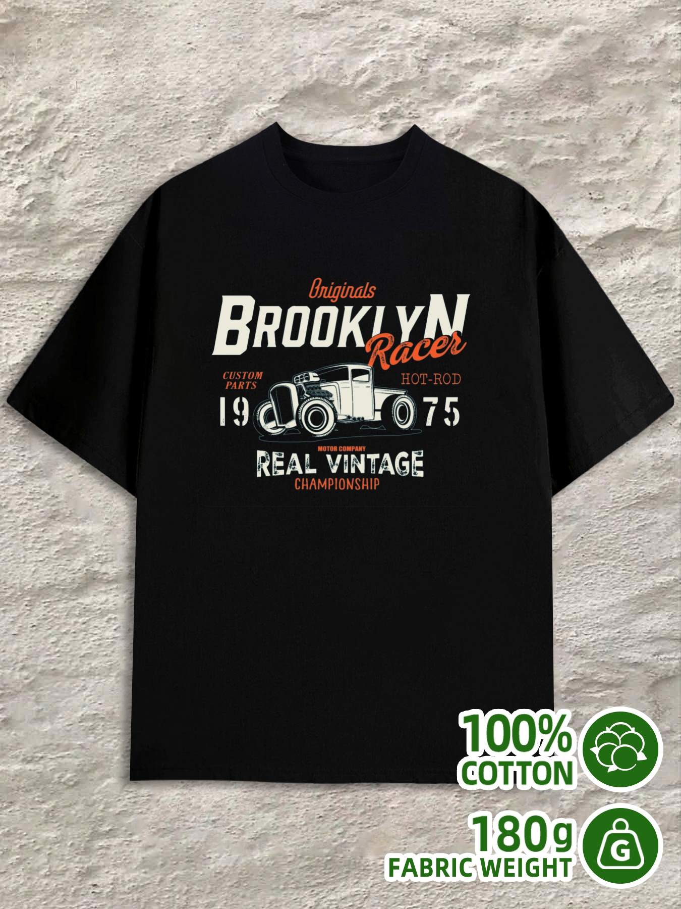 T-Shirt Y2K Brooklyn Racer Regular Fit 4XL