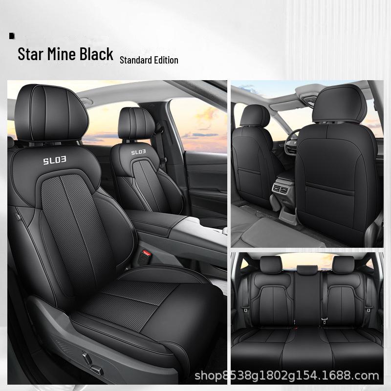 Changan Dark Blue SL03 Full Surround Universal Car Seat Cushion for All Seasons