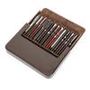 Handmade Genuine Leather Pen Case Multicolor 12 Slots Luxury Pen Box Pen Holders Office School Stationery Fountain Pen Pouch