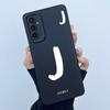 For Samsung Galaxy M13 4G M23 F23 Buddy 2 5G Cover Case Initial Letter Silicone Soft Phone Bumper for Samsung SM-M135F Casing
