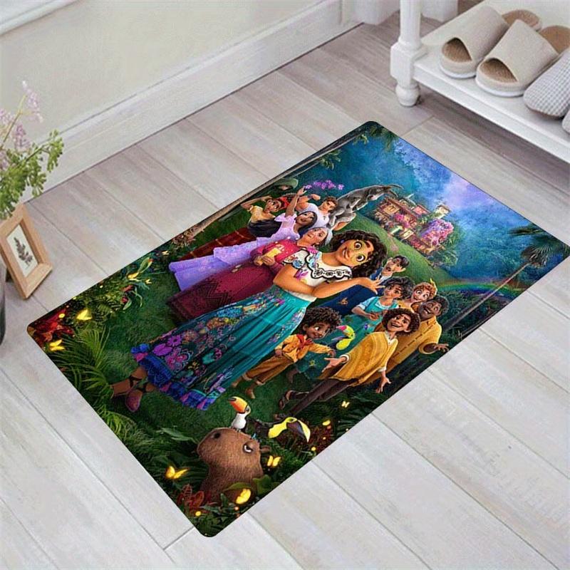 

1pc Encanto Pattern Area Rug Soft Flannel Floor Mat for Living Room,Office,Bedroom and Carpet 60cm by 90cm