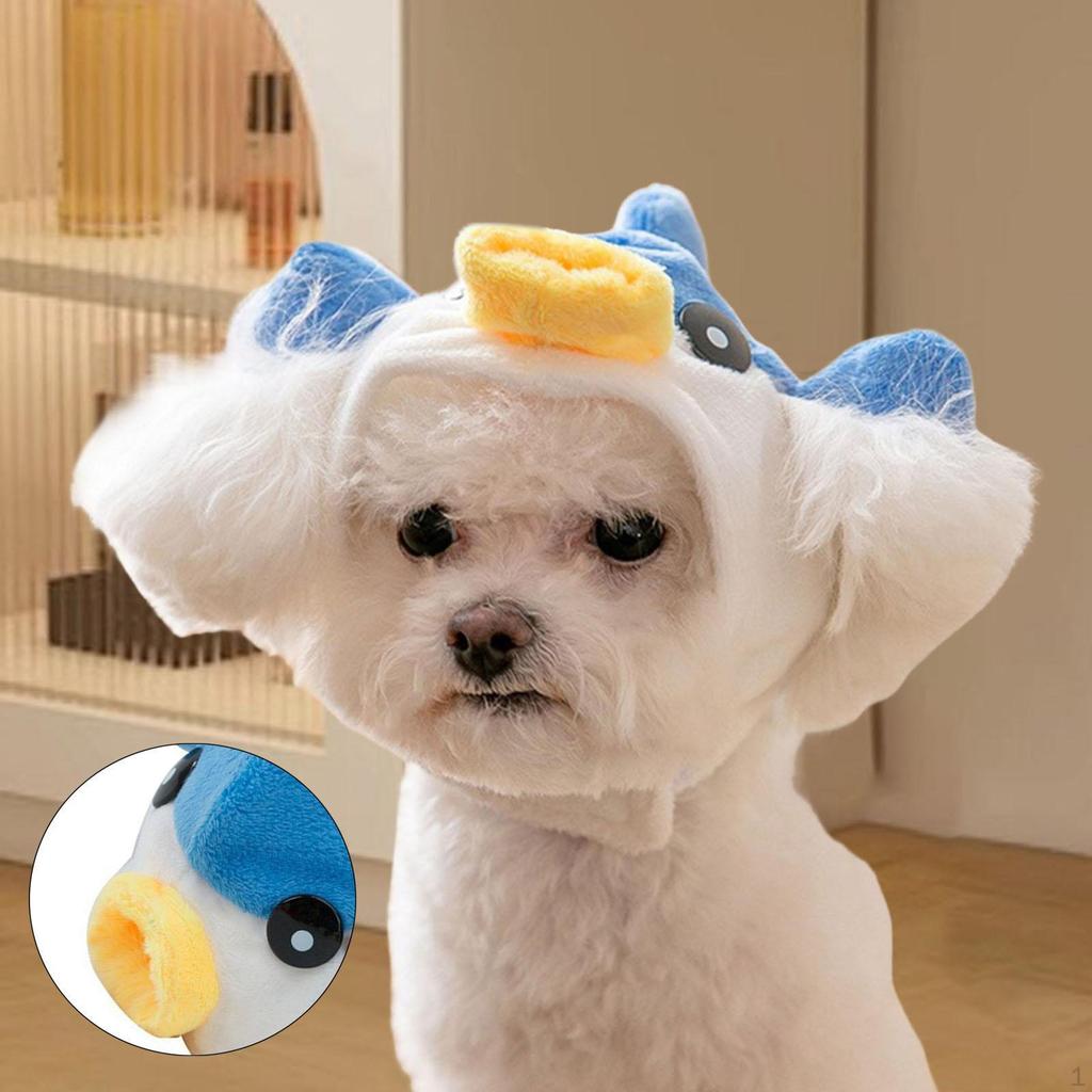 Adjustable Pet Headgear for Small Animals, Cosplay Hat Pets During Winter