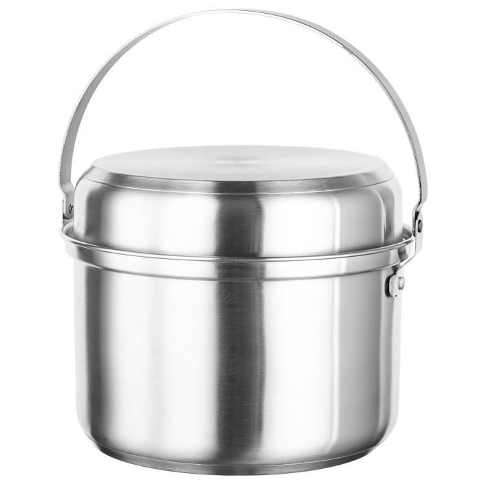 INOXIBAR Set camping 7 pièces - Gris grigio