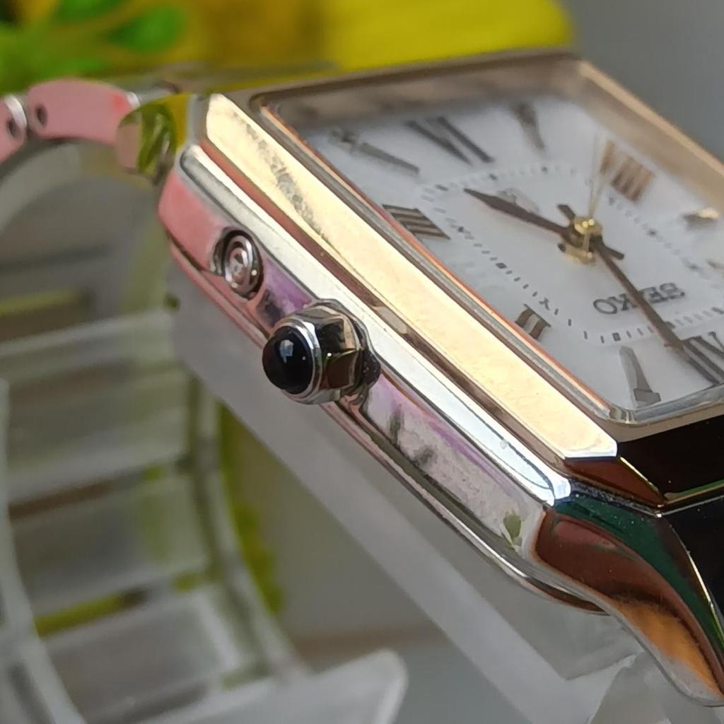 [USED] Seiko Lukia Radio-Controlled Solar Watch 1B32-0AL0 Square