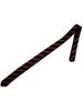 8(eight) Polka Dot & Stripe Slim Tie, Black X Red Stripe Pattern