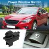 Power Window Switch No.GV2S66370A Front Right Passenger Side Window Control Switch for Mazda 6 2005-2015 Black