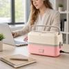 Leaf-proof Electric Heating Lunch Box Quick Heating Portable Insulated Lunchbox  For Office Workers