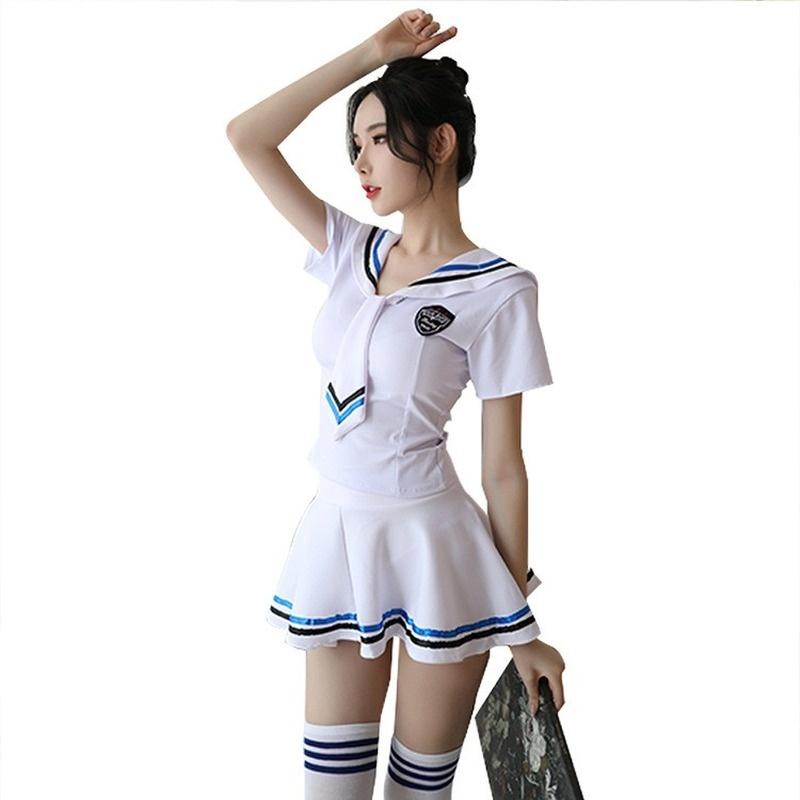 Študentská Sexy Uniforma Pokušenie Oblek na hranie rolí Sexy Spodná bielizeň Ženský Zmysel Japonský Dospelý Námornícky oblek