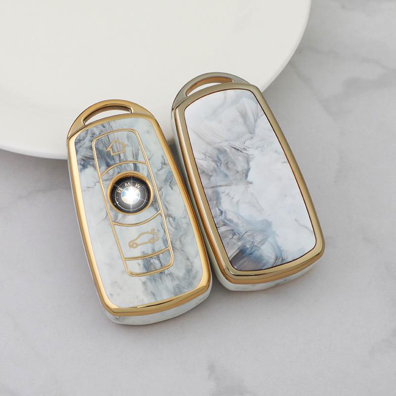 

Compatible Key Case for BMW 3 Series, 5 Series, X1, X5, X6, E90, Z4 - Set of 7