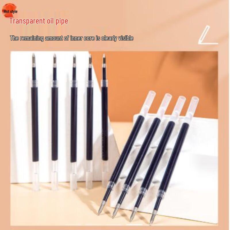 Deli 6906 0.5mm Black Gel Pen Refills (40 Count)