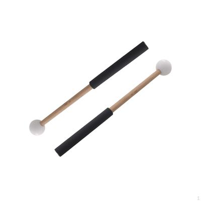 2 Stuks Drumstokken 8,6 inch Draagbaar Lichtgewicht Rubber Percussie voor Meditatie