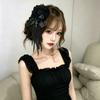 Lace Fascinator Hair Clip for Women Girl, Mini Hat Headpiece with Wing Design for Costume Parties, Stage Wear, Photoshoots