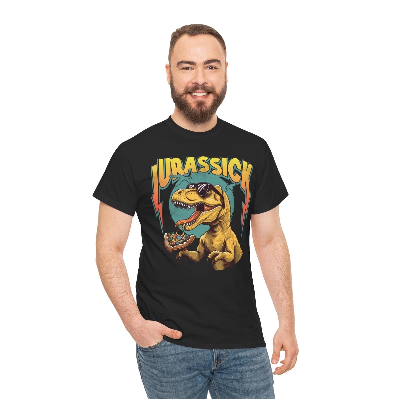 Dinosaur T-Shirt | Jurassick Prehistoric Tee | T-Rex Jurassic Lover Shirt L