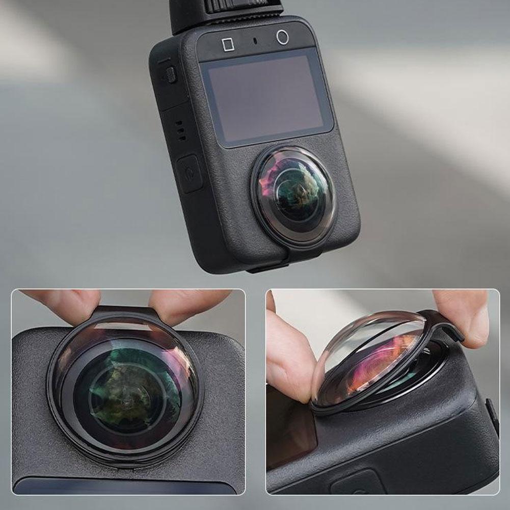 High-end Lens Guard Cap For DJI OSMO 360 Accessories HD Glass Lens Protector Cover Scratch/Drop/Dust Proof Cap Transparency
