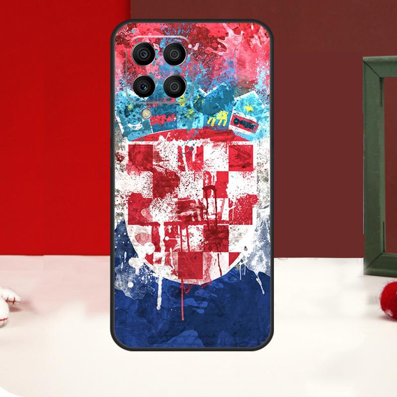 Croatia Coat Of Arms Flag Case For Samsung Galaxy M55 M35 M15 M56 M36 M16 M31 M21 M13 M33 M53 M12 M32 M52 M14 M34 M54