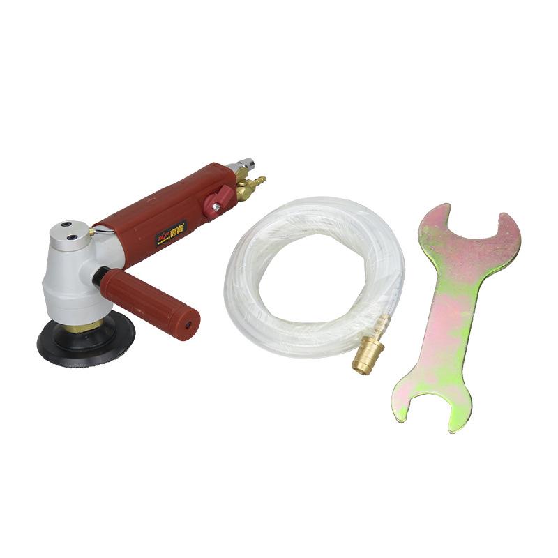 Gaobao Pneumatic Wet Polisher: 3" & 4" Air-Powered Water-Feed Stone Grinder.