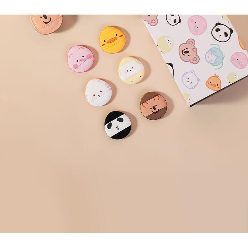 AME - Set of 4: Animal Mini Finger Powder Puff (Various Designs)