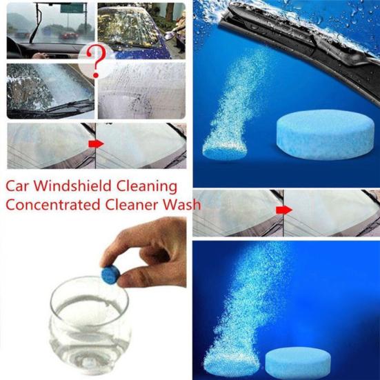 6 bucăți ștergătoare solide pentru curățarea automată a geamurilor de parbriz tablete efervescente