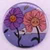 Ever-Blooming Flower Tinplate Pin