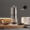 Ceramics Burr Manual Coffee Grinder with Hand Crank Portable Coffee Bean Grinder 5 Adjustable Settings Hand Maker French Press